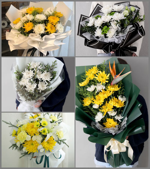 浙江省台州玉环县芦浦镇小塘村白事花束代送